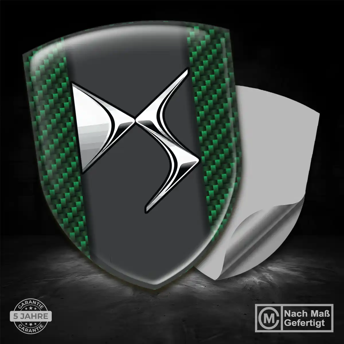 Citroen 3D Gel Aufkleber Exterieurdesign