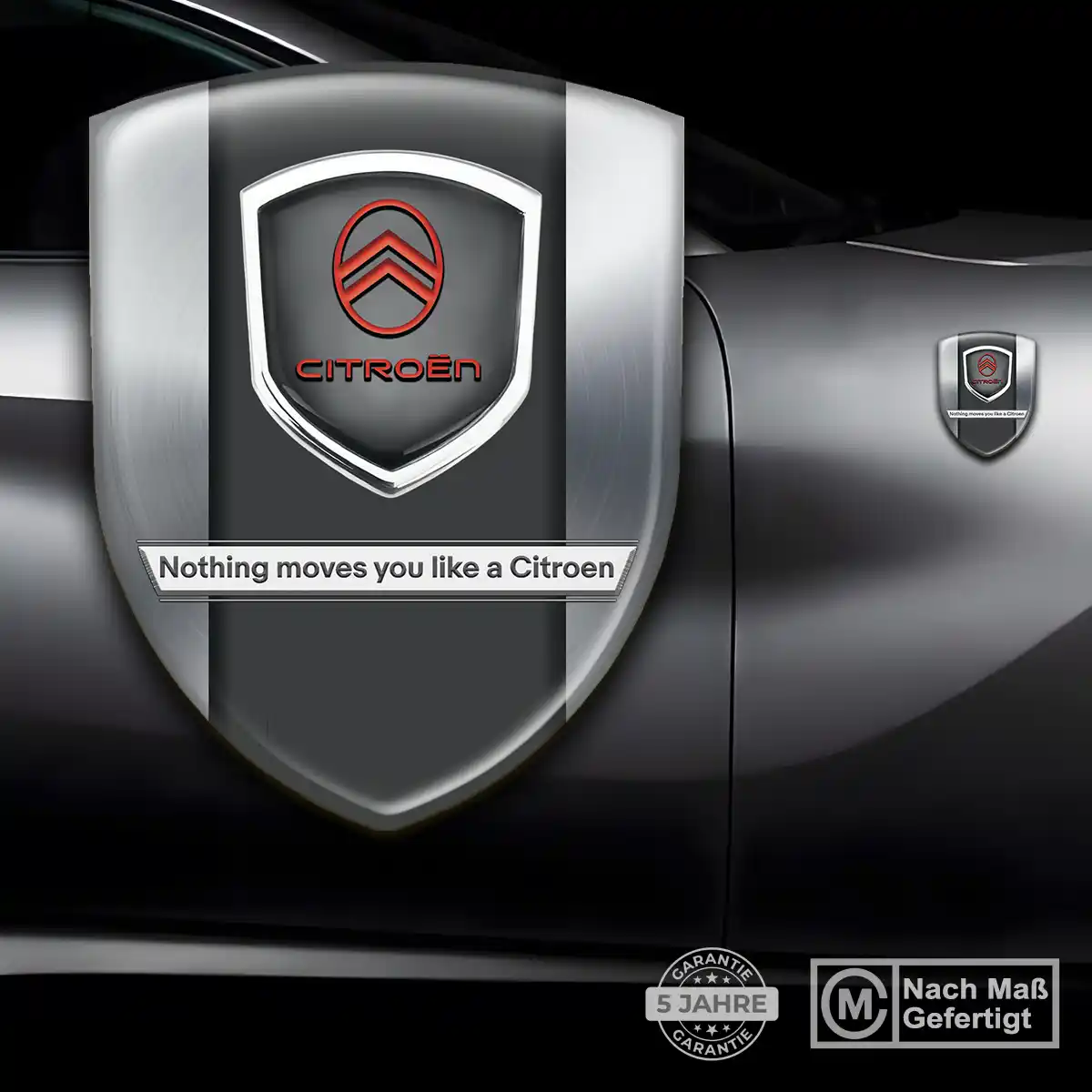 Citroen 3D Gel Aufkleber Hohe Qualität