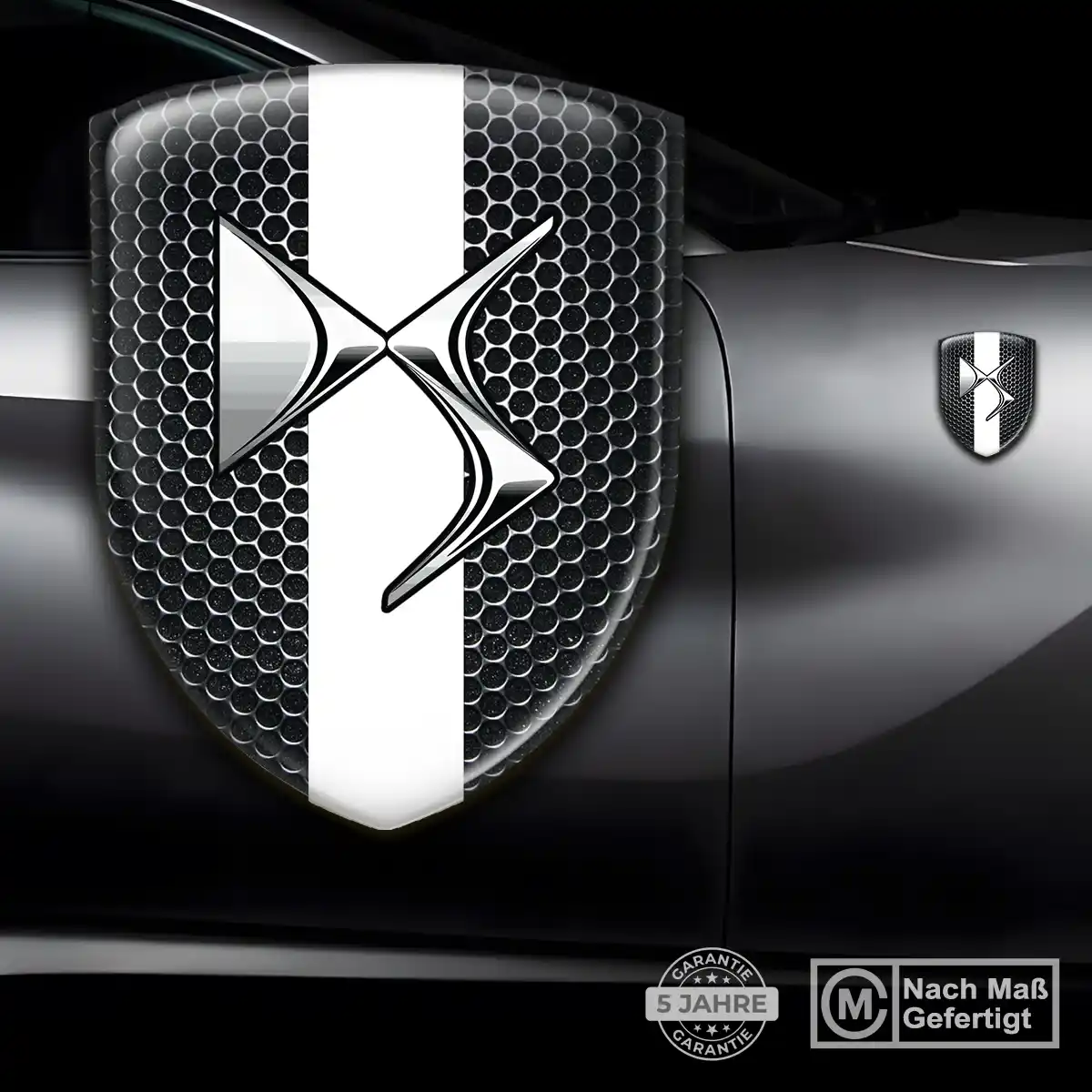 Citroen 3D Gel Aufkleber Interieurdesign