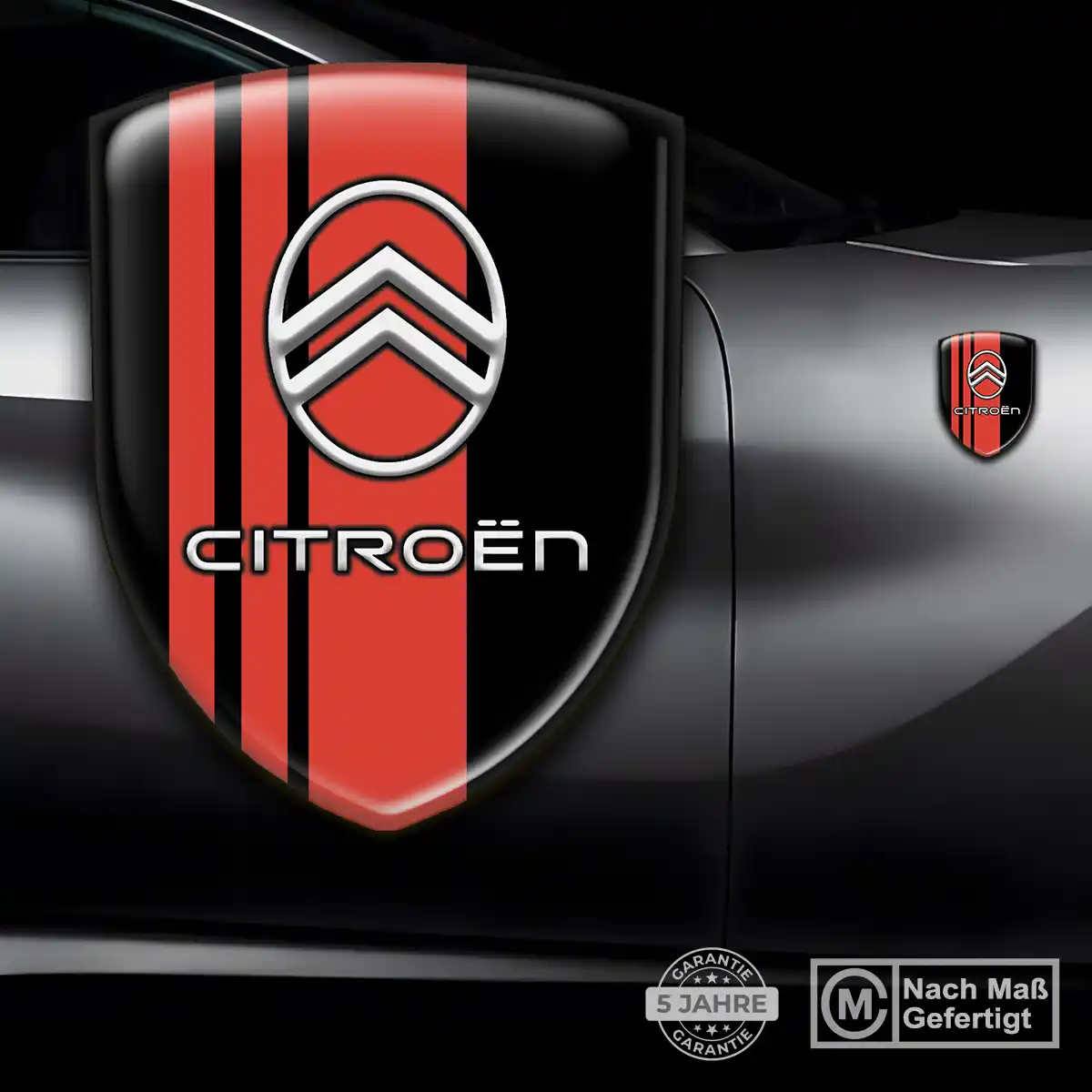 Citroen 3D Gel Aufkleber Limitierte Auflage