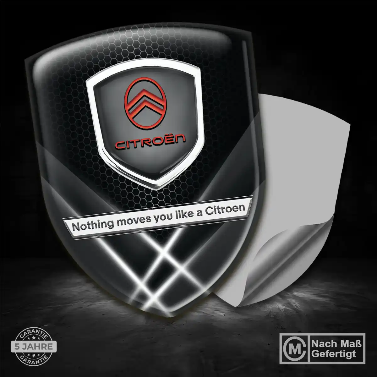 Citroen 3D Gel Aufkleber Luxus-Edition