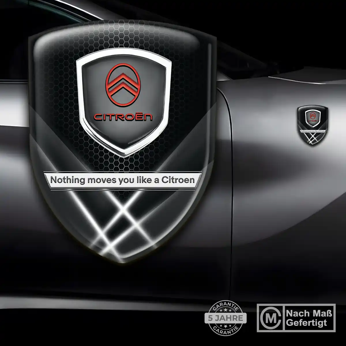 Citroen 3D Gel Aufkleber Luxus-Edition