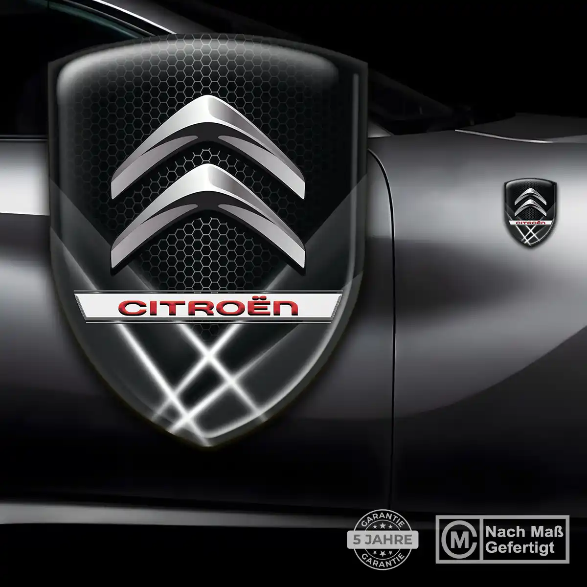 Citroen 3D Gel Aufkleber Markenedition