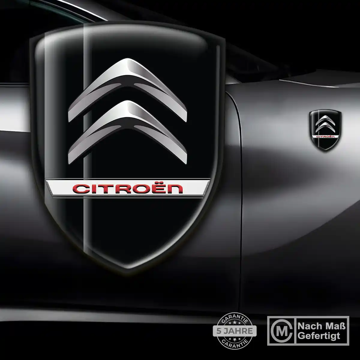 Citroen 3D Gel Aufkleber Premium-Edition