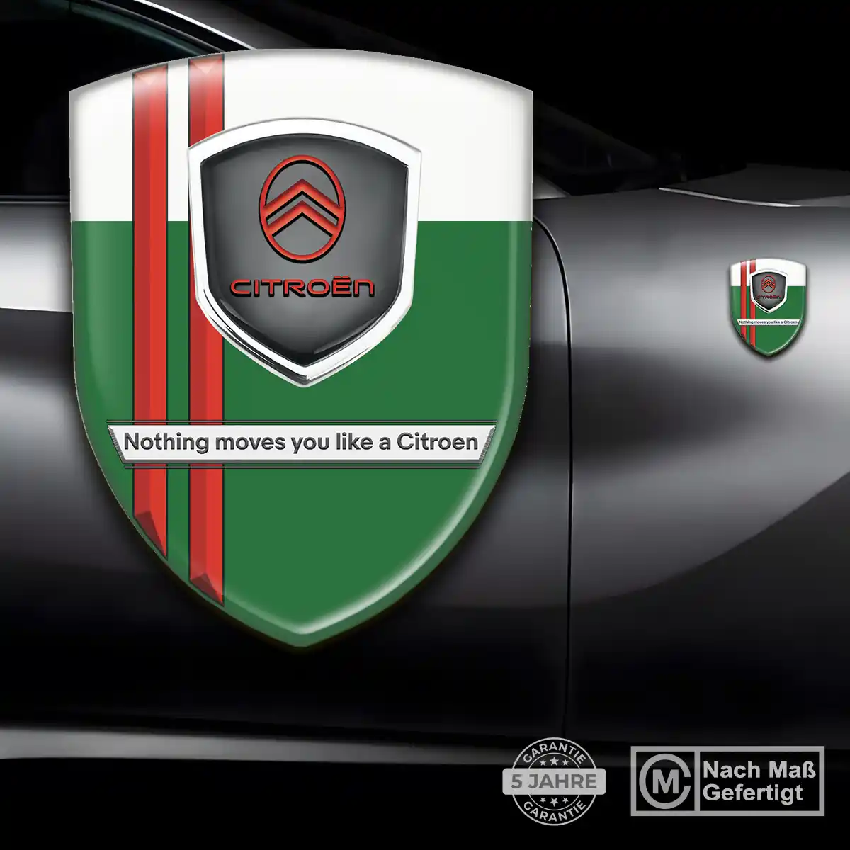 Citroen 3D Gel Aufkleber Premiumqualität