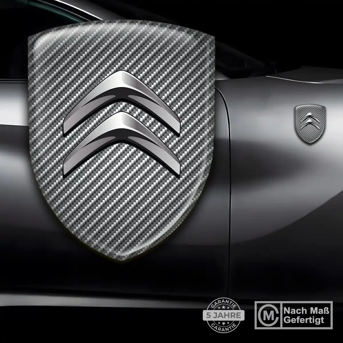 Citroen 3D Gel Aufkleber Silikon Anspruchsvolles Design