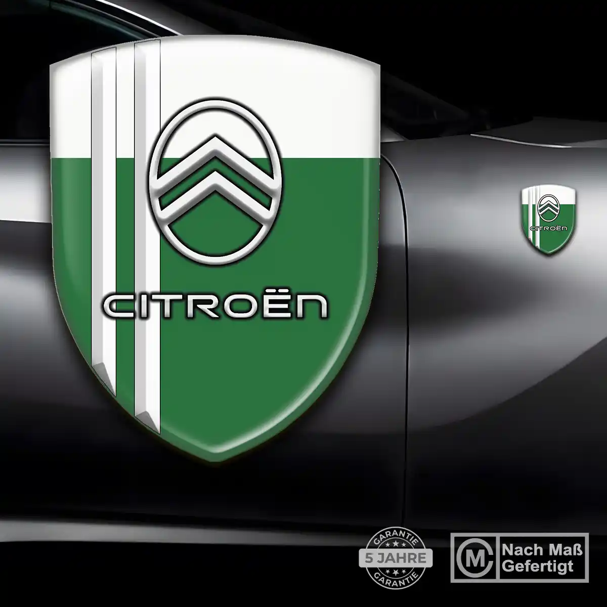 Citroen 3D Gel Aufkleber Silikon Auto Exterieurdesign