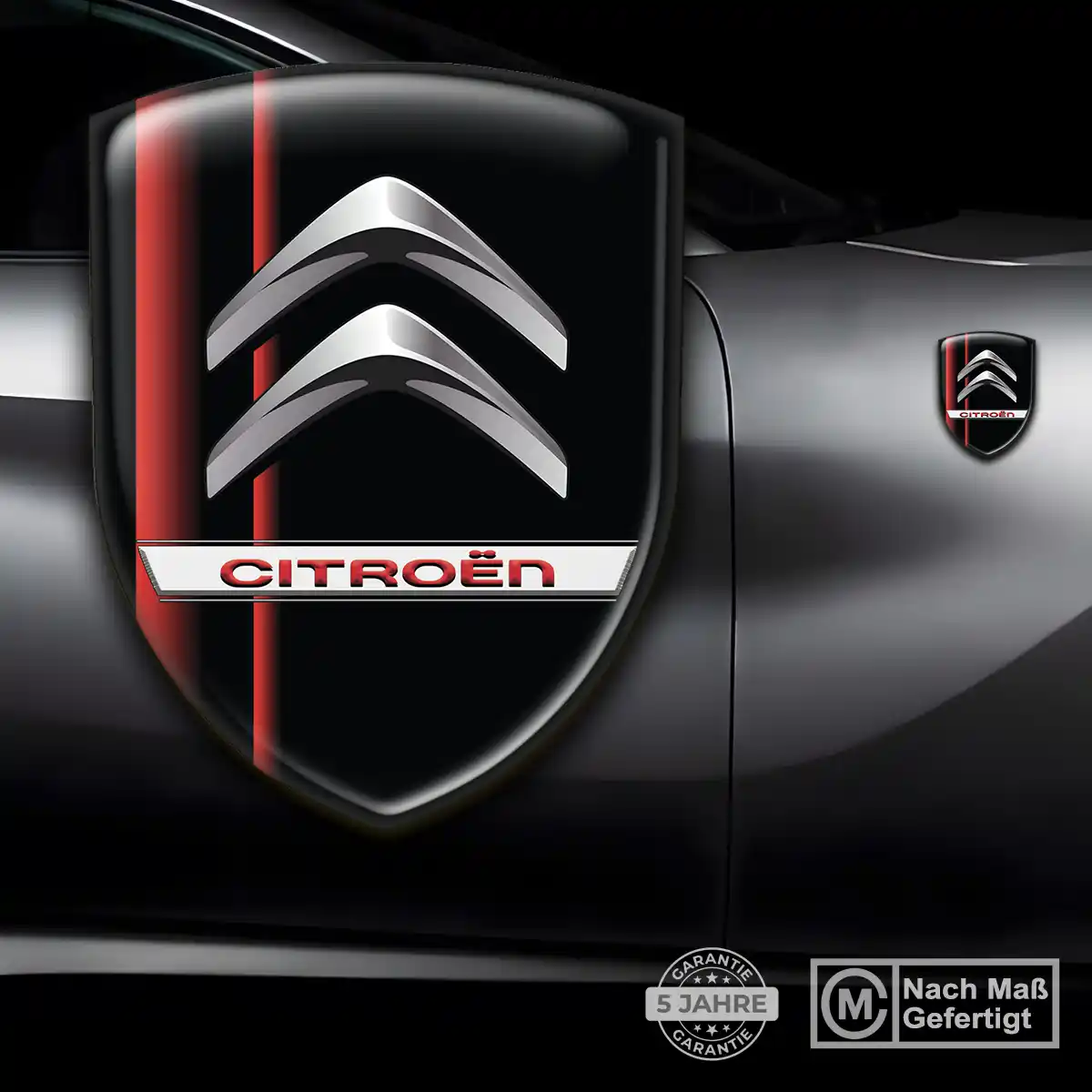 Citroen 3D Gel Aufkleber Silikon Auto Limitierte Auflage
