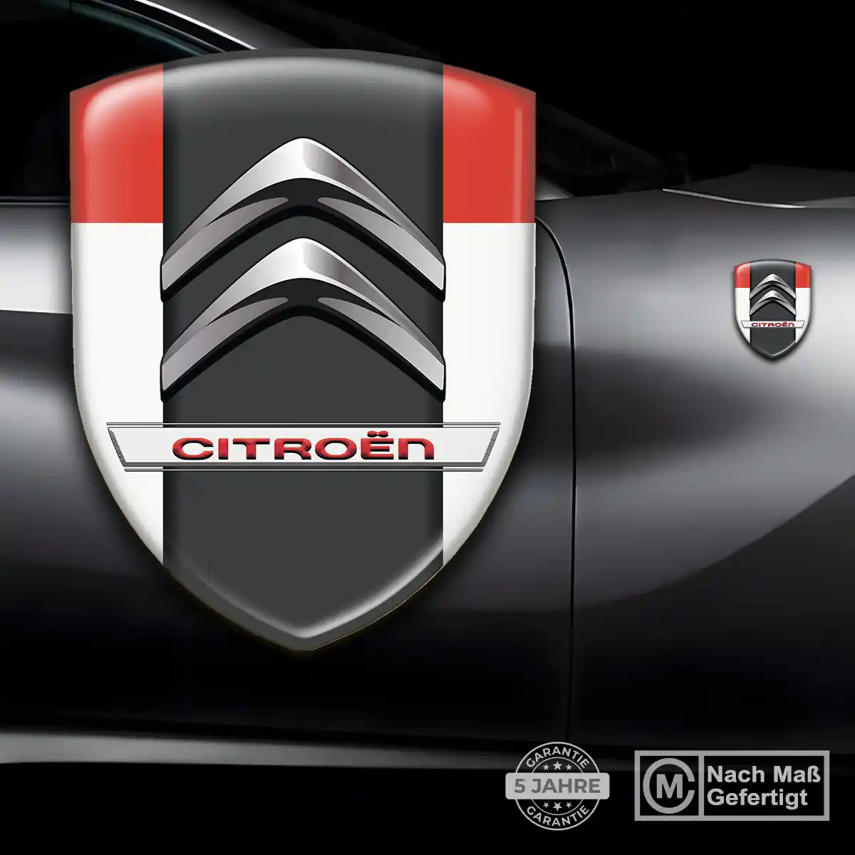 Citroen 3D Gel Aufkleber Silikon Auto Luxus-Edition