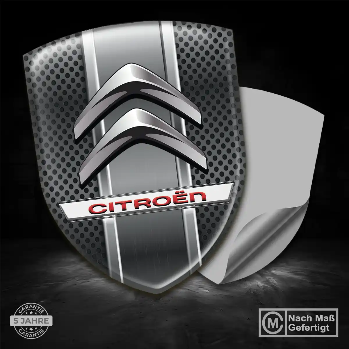 Citroen 3D Gel Aufkleber Silikon Auto Markenedition