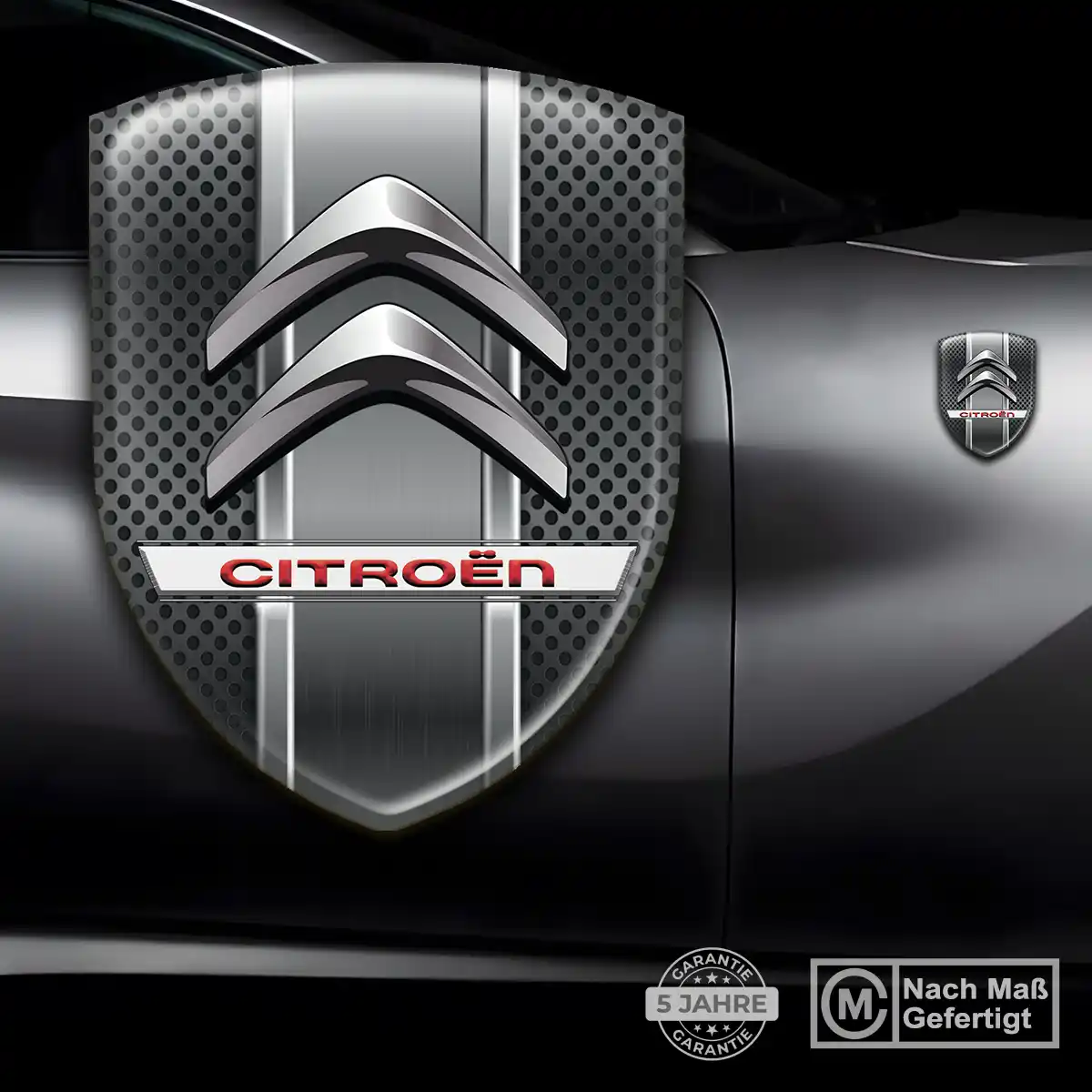 Citroen 3D Gel Aufkleber Silikon Auto Markenedition