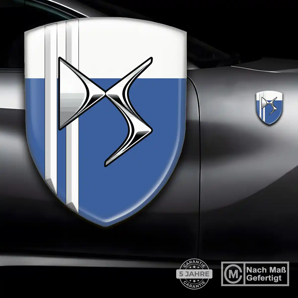 Citroen 3D Gel Aufkleber Silikon Auto Premium-Edition