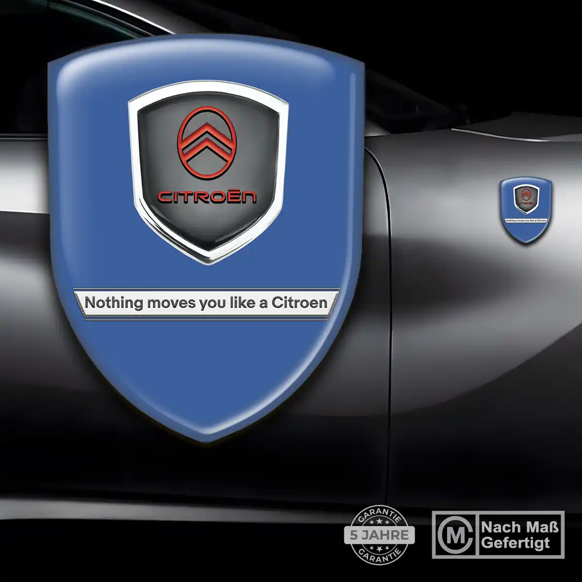 Citroen 3D Gel Aufkleber Silikon Erstklassige Qualität