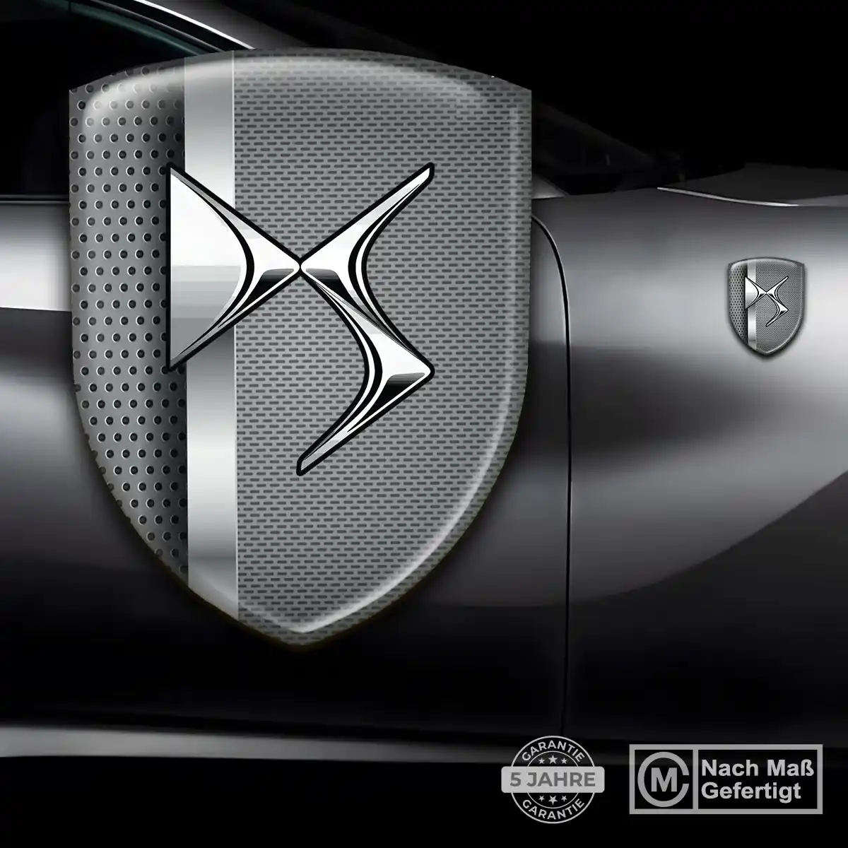 Citroen 3D Gel Aufkleber Silikon Exterieurdesign