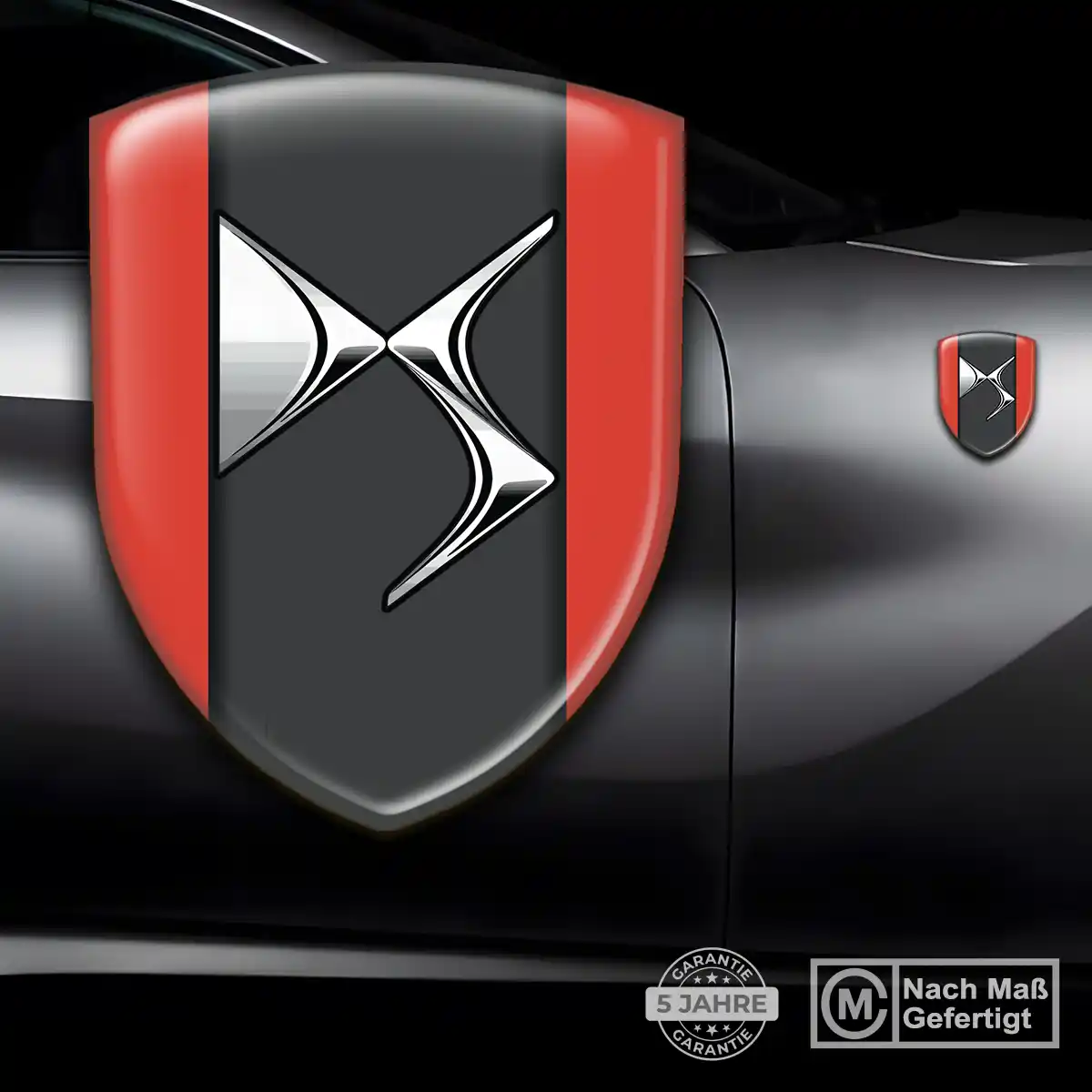 Citroen 3D Gel Aufkleber Silikon Hohe Qualität