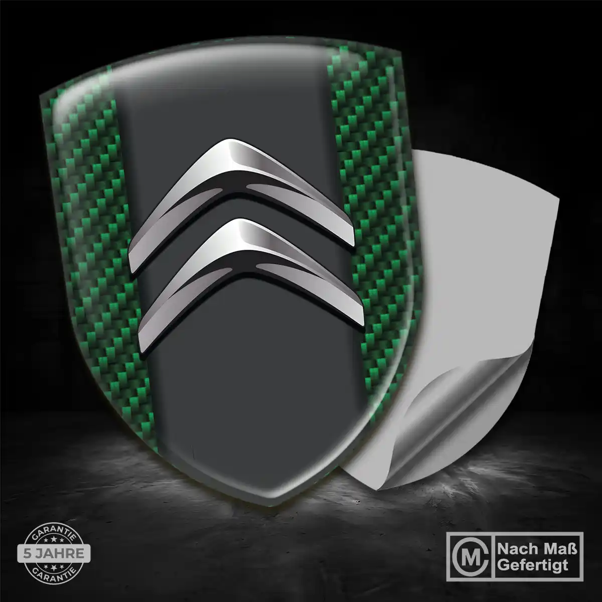 Citroen 3D Gel Aufkleber Silikon Interieurdesign