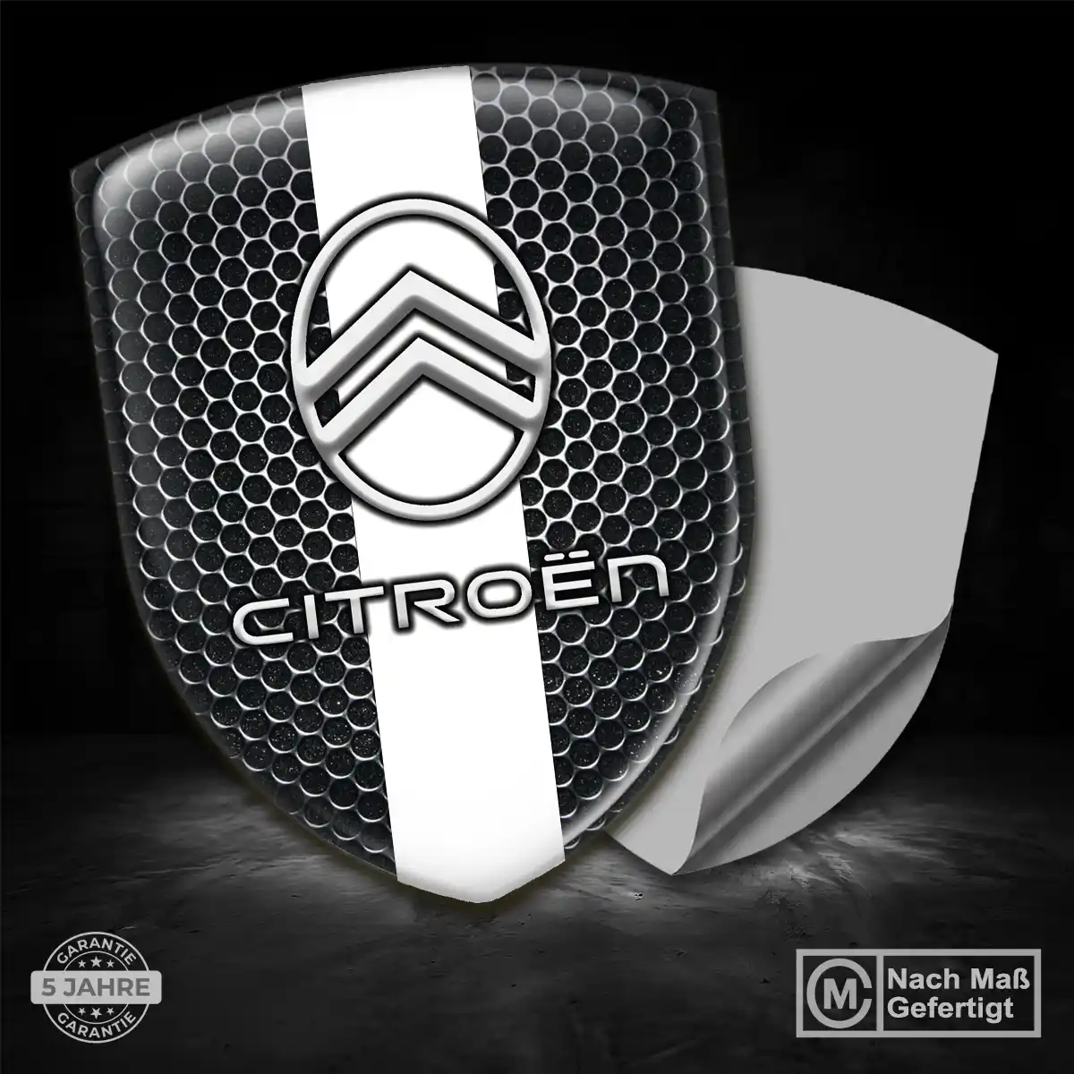 Citroen 3D Gel Aufkleber Silikon Limitierte Auflage