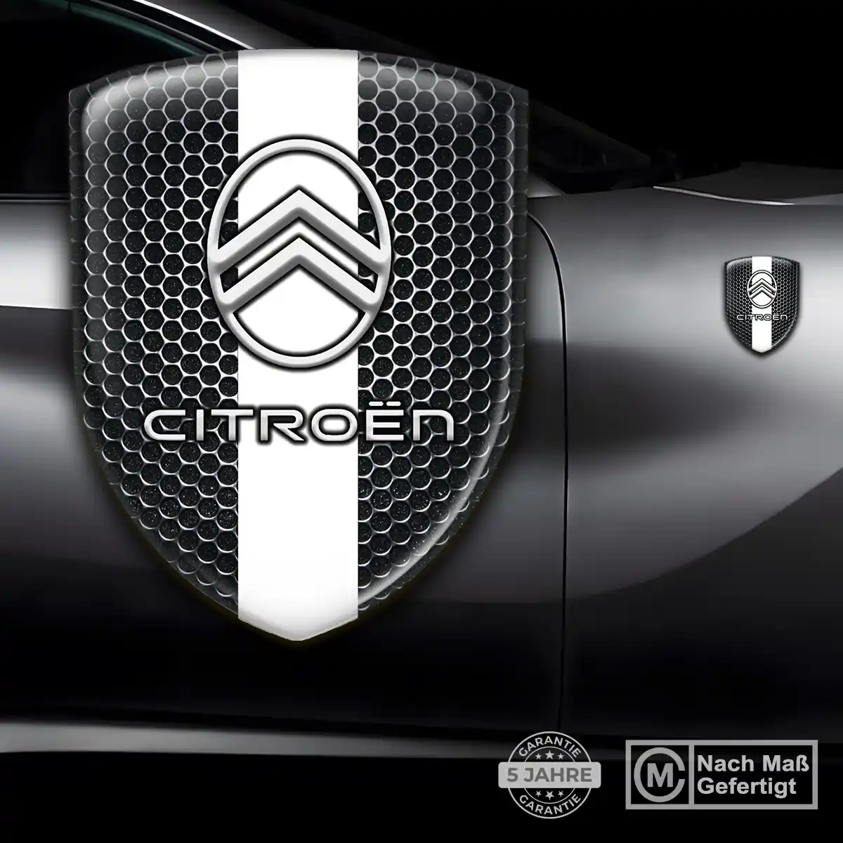 Citroen 3D Gel Aufkleber Silikon Limitierte Auflage