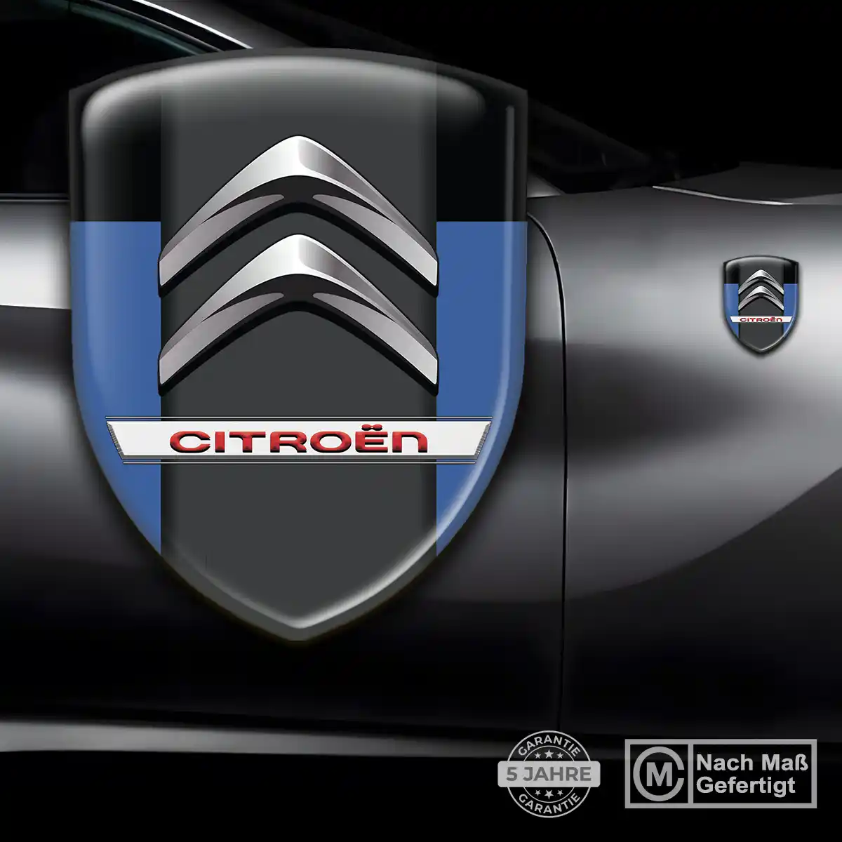 Citroen 3D Gel Aufkleber Silikon Luxus-Edition