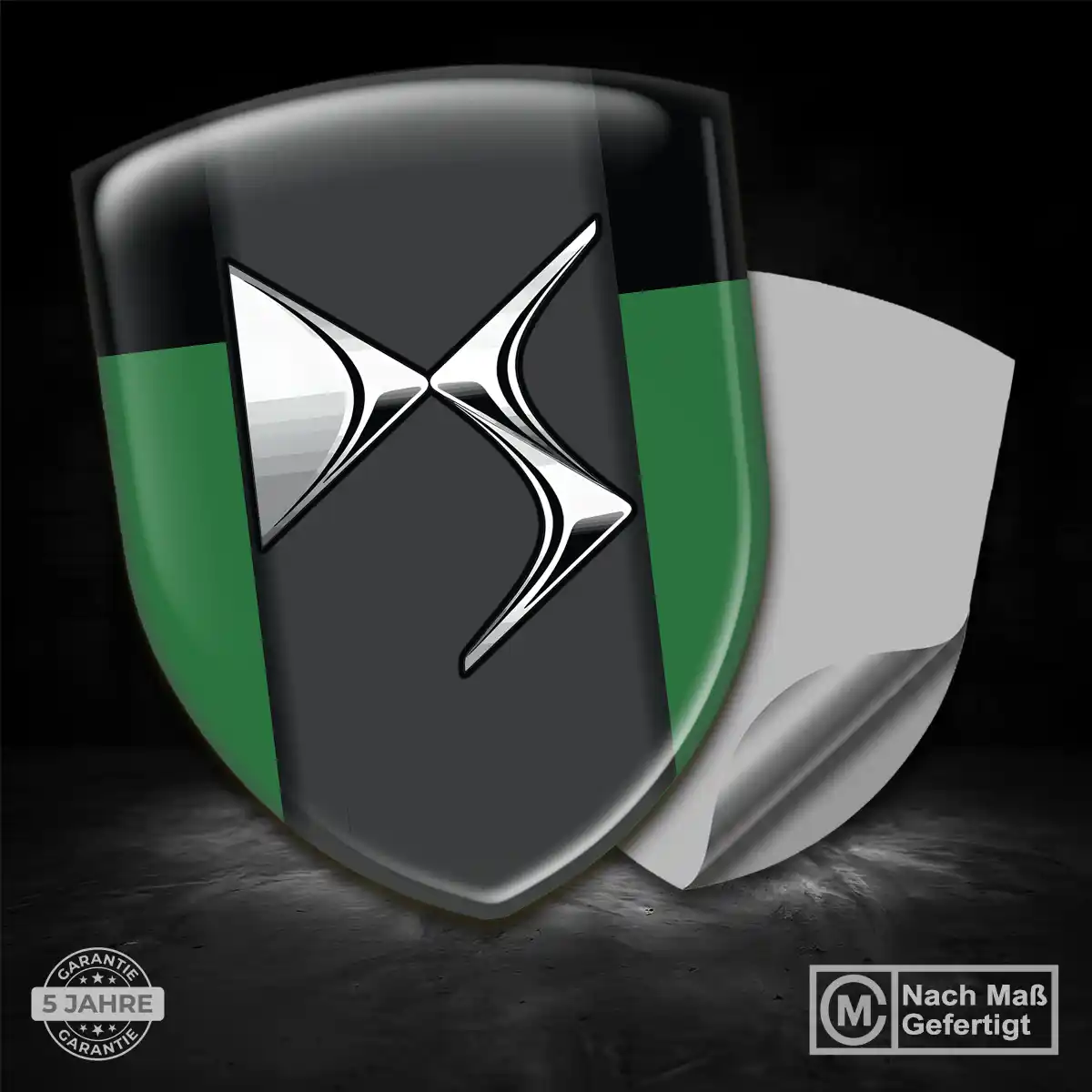 Citroen 3D Gel Aufkleber Silikon Markenedition