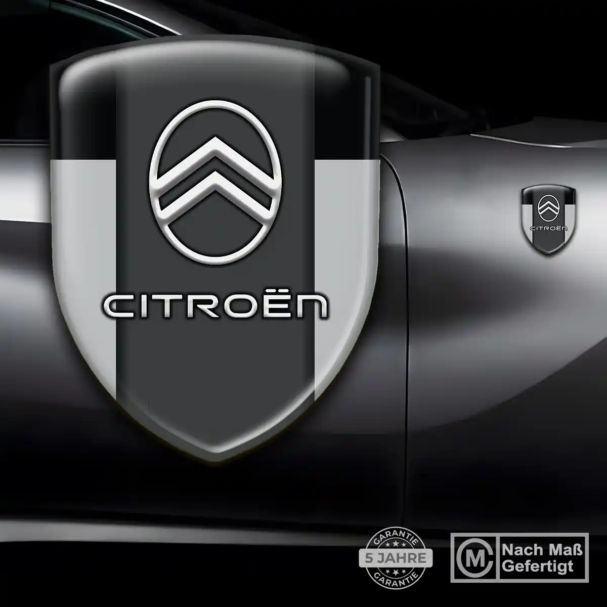 Citroen 3D Gel Aufkleber Silikon Premiumqualität