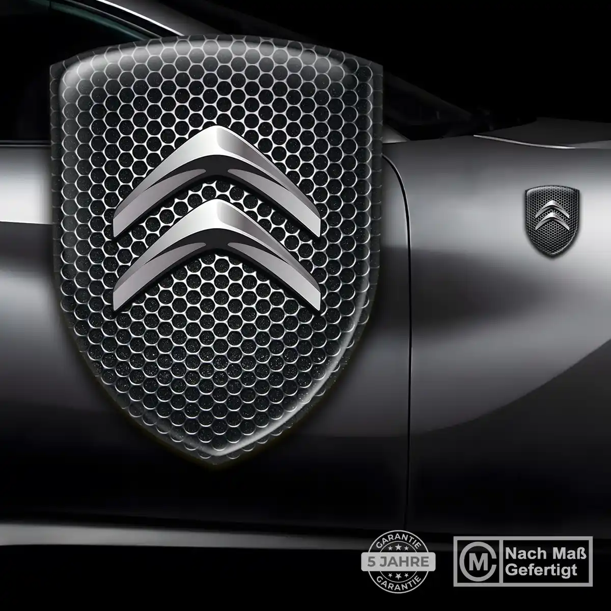 Citroen 3D Gel Aufkleber Silikon Stilvolles Design