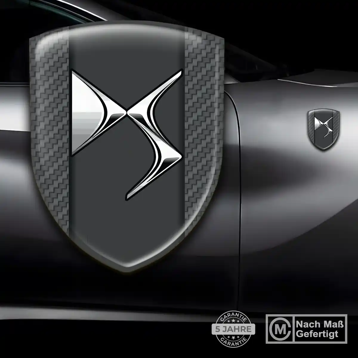 Citroen 3D Gel Aufkleber Stilvolles Design