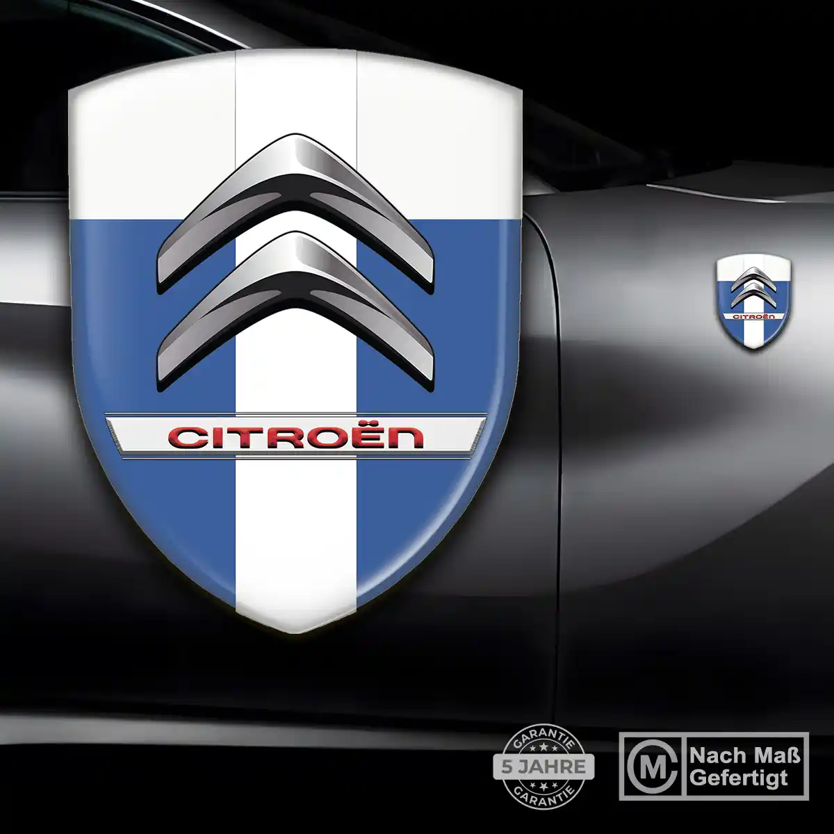 Citroen 3D Gel Aufkleber Wappen Ausdrucksstarkes Design
