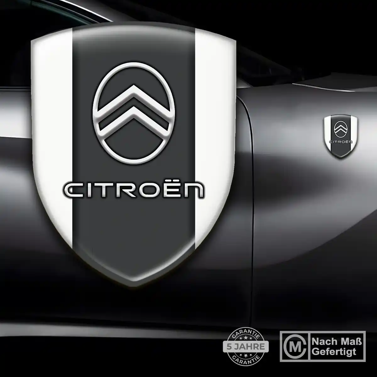 Citroen 3D Gel Aufkleber Wappen Auto Exterieurdesign