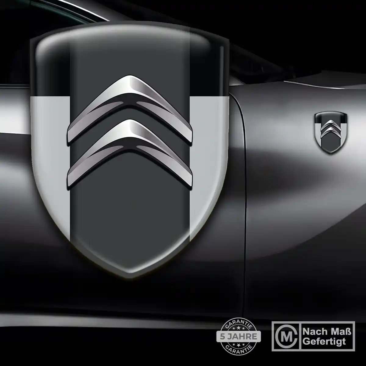Citroen 3D Gel Aufkleber Wappen Auto Interieurdesign