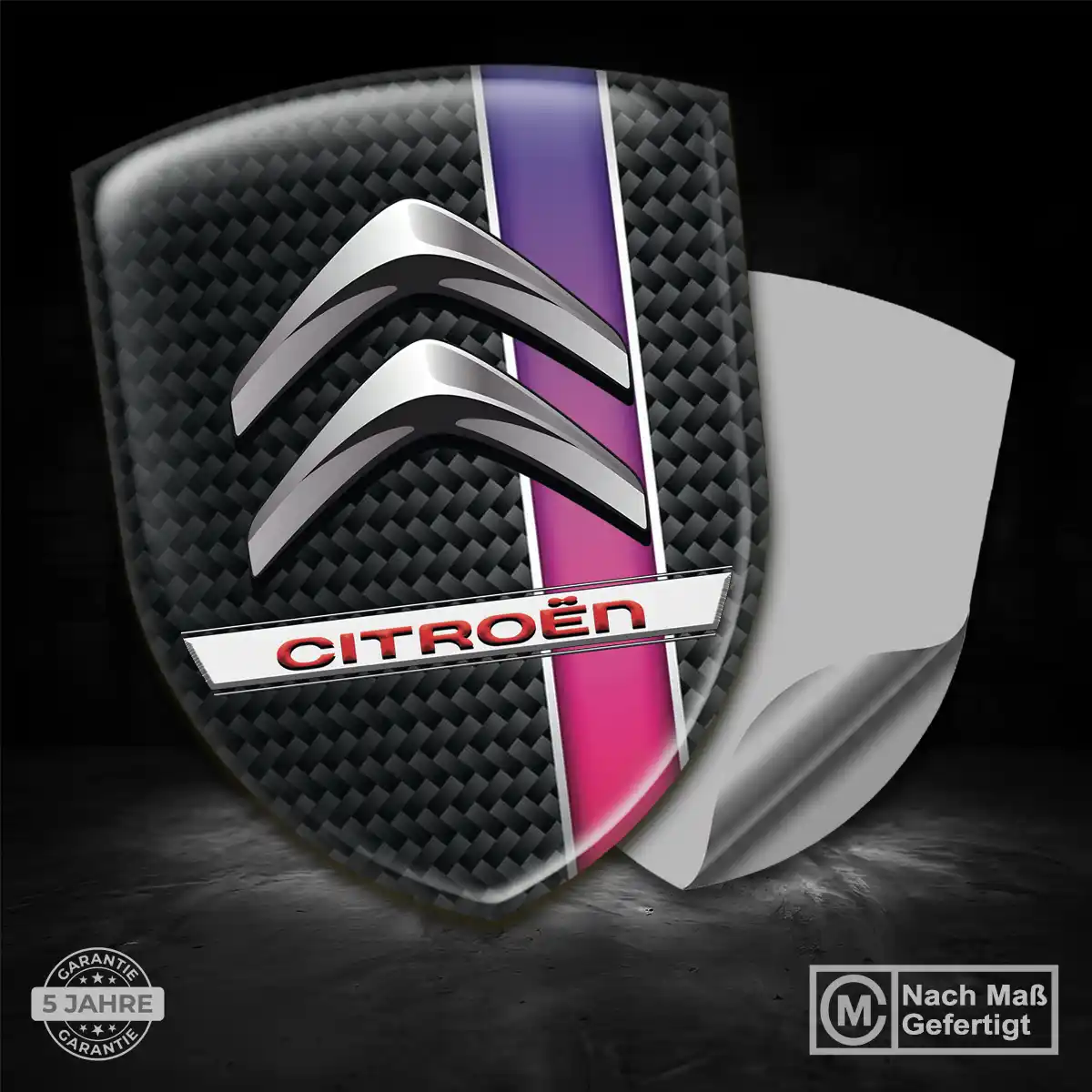 Citroen 3D Gel Aufkleber Wappen Auto Luxus-Edition