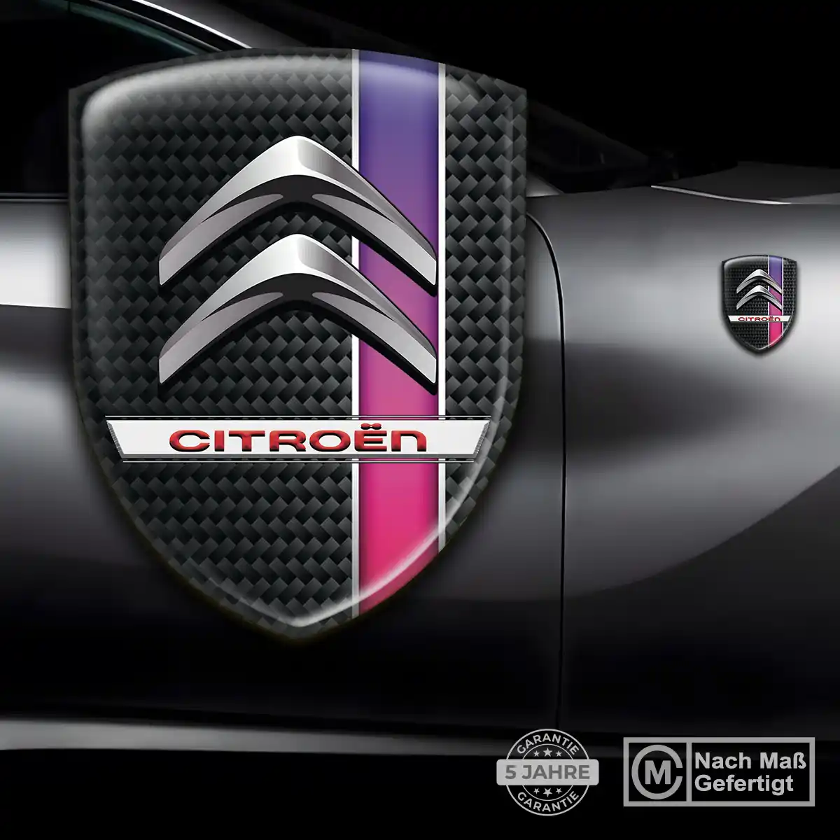 Citroen 3D Gel Aufkleber Wappen Auto Luxus-Edition