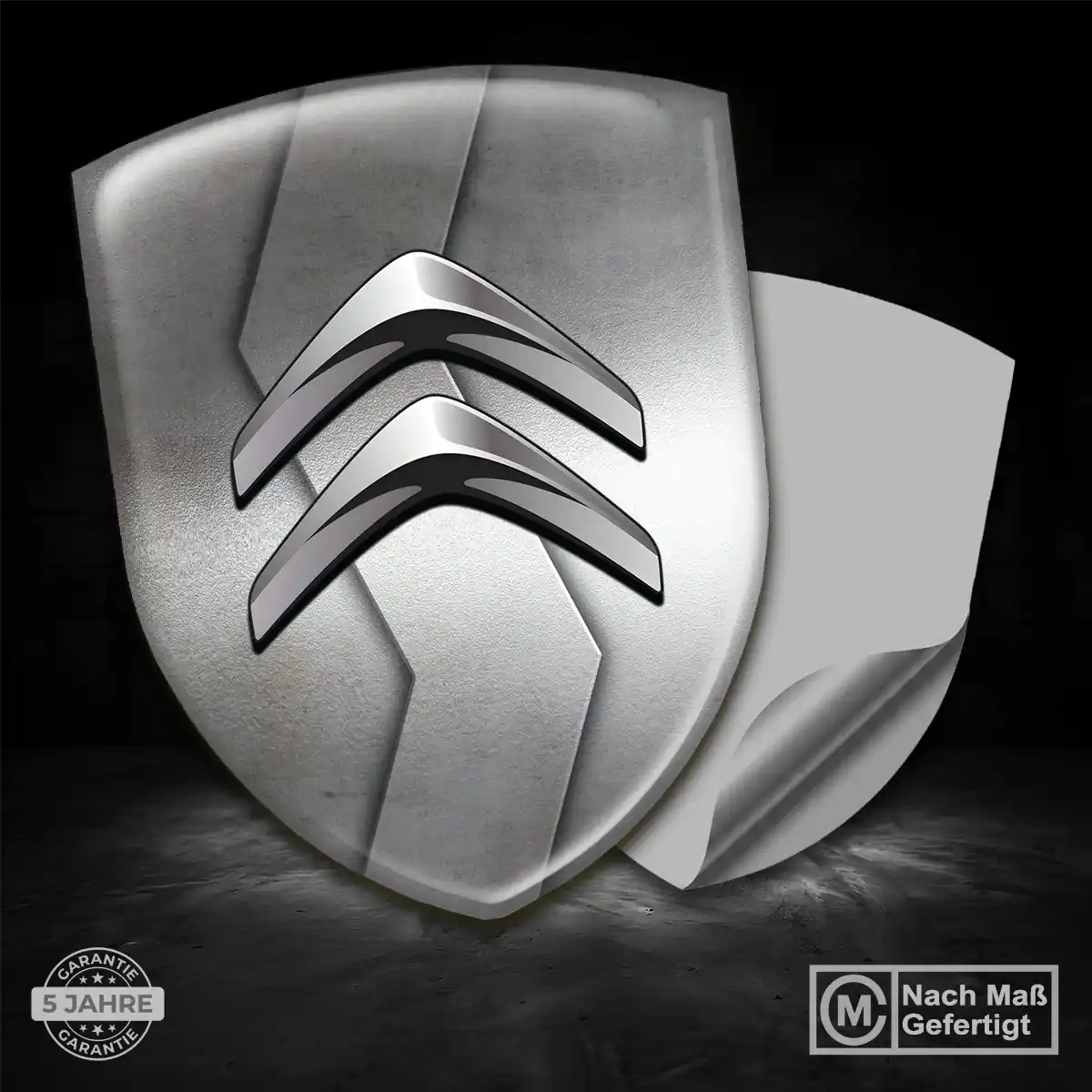 Citroen 3D Gel Aufkleber Wappen Auto Markenedition