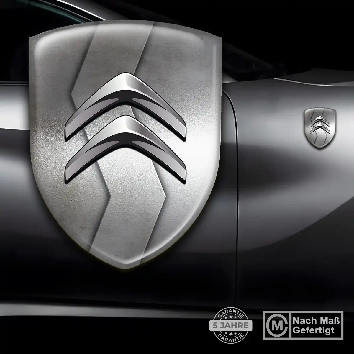 Citroen 3D Gel Aufkleber Wappen Auto Markenedition