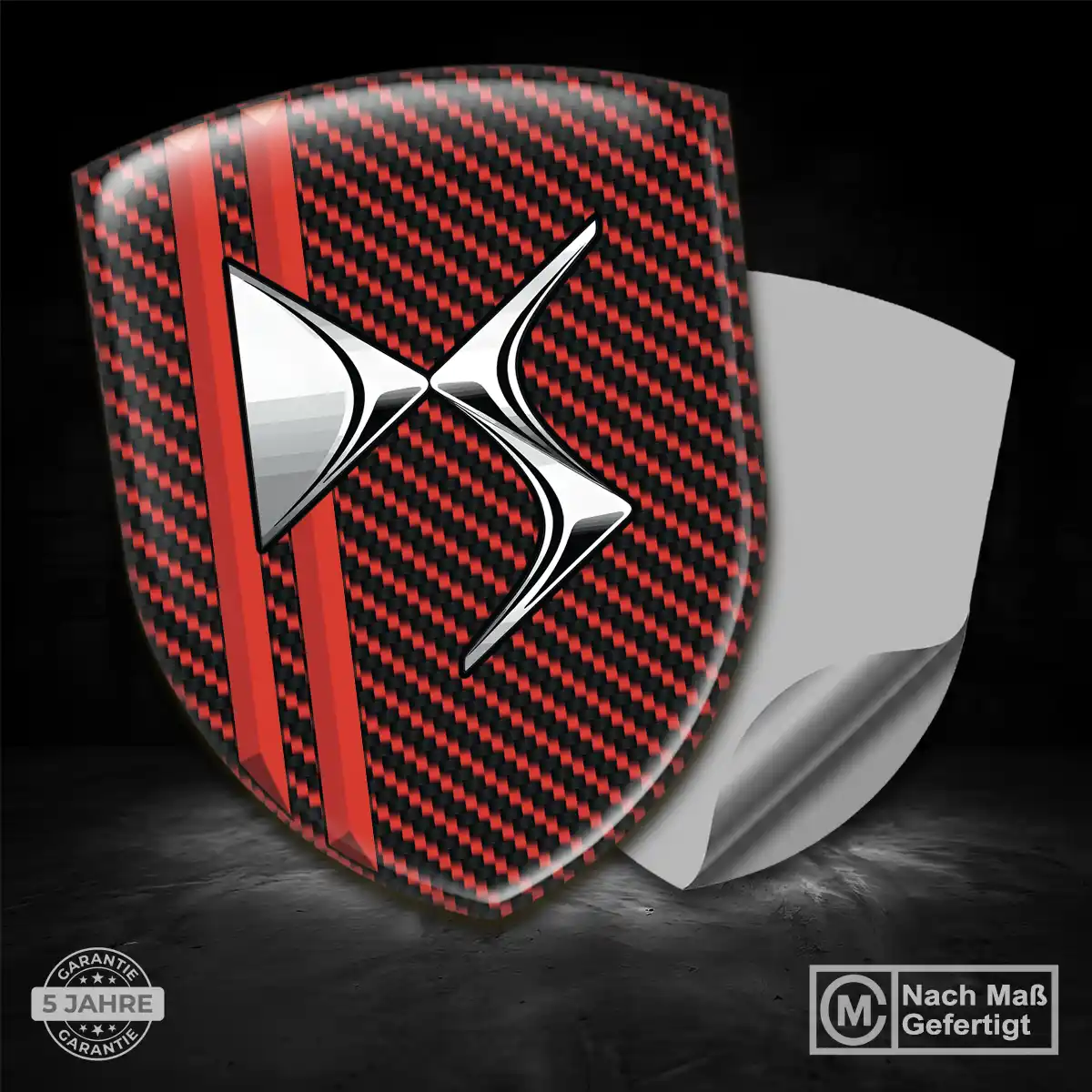 Citroen 3D Gel Aufkleber Wappen Auto Tuningfahrzeug