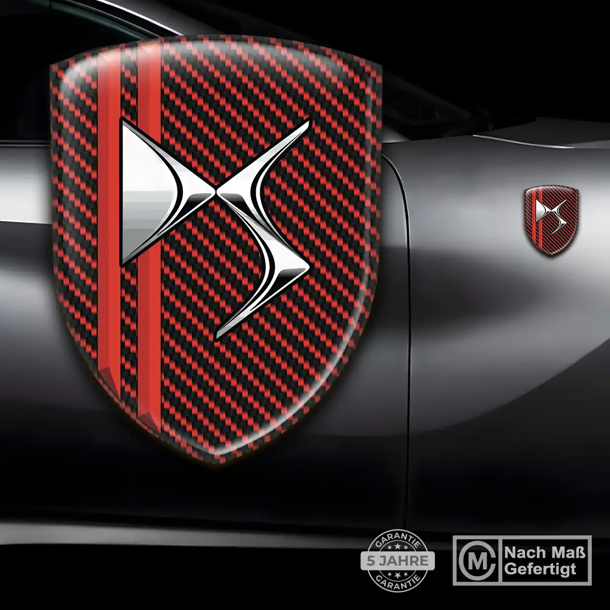 Citroen 3D Gel Aufkleber Wappen Auto Tuningfahrzeug