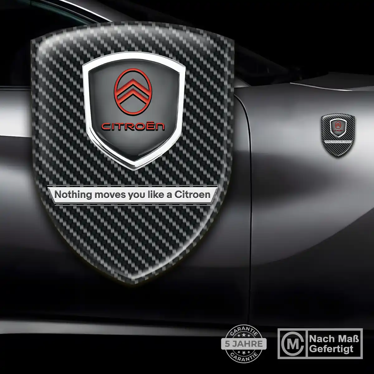 Citroen 3D Gel Aufkleber Wappen Erstklassige Qualität