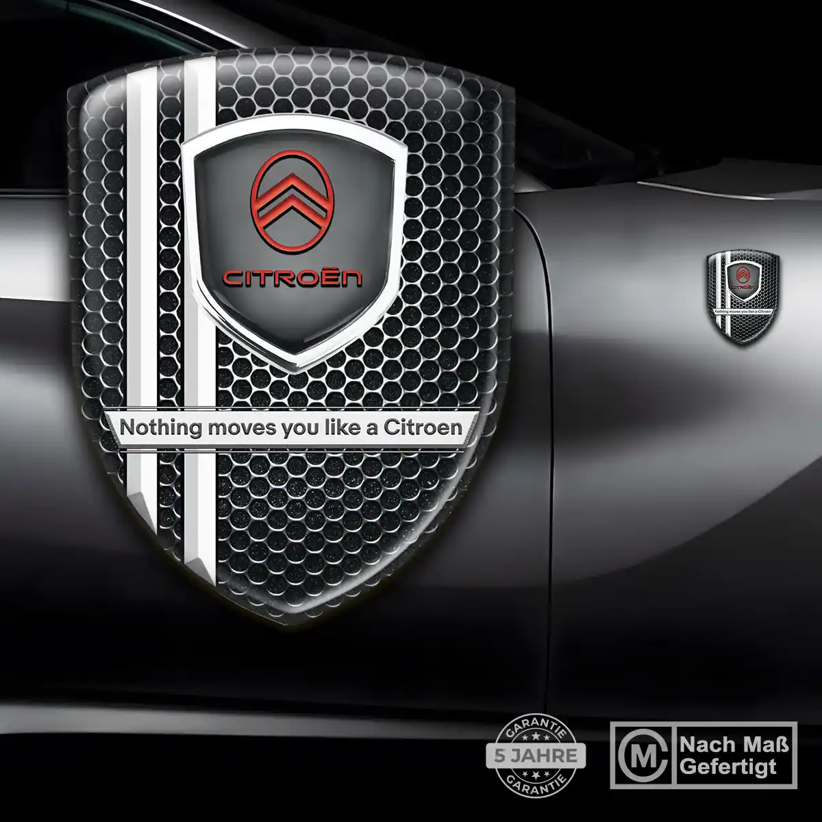 Citroen 3D Gel Aufkleber Wappen Hohe Qualität