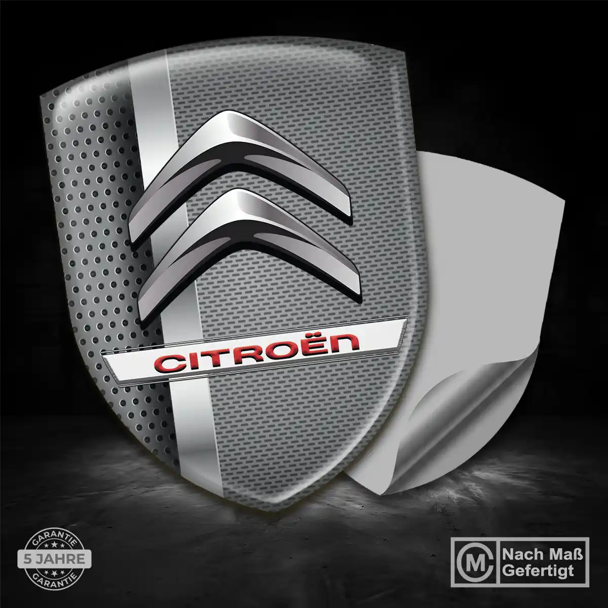 Citroen 3D Gel Aufkleber Wappen Limitierte Auflage