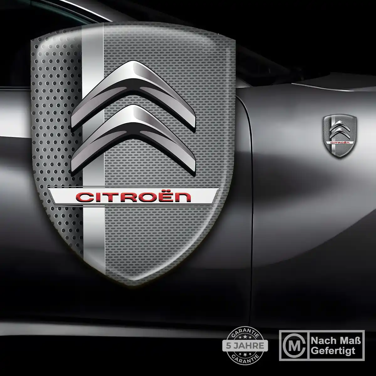 Citroen 3D Gel Aufkleber Wappen Limitierte Auflage