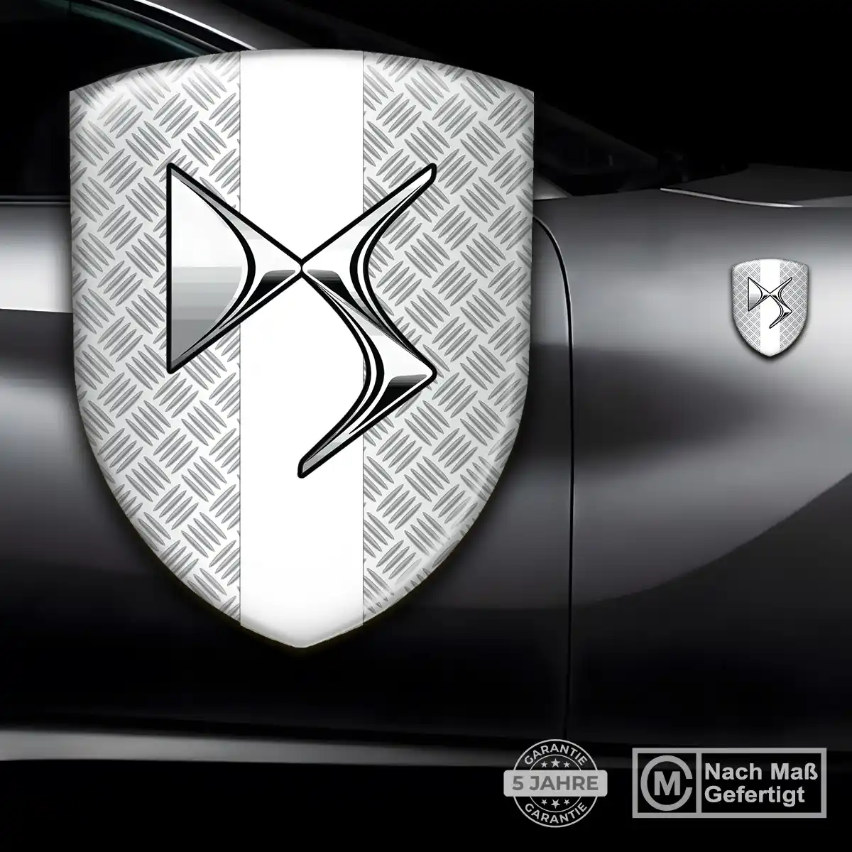 Citroen 3D Gel Aufkleber Wappen Modernes Design