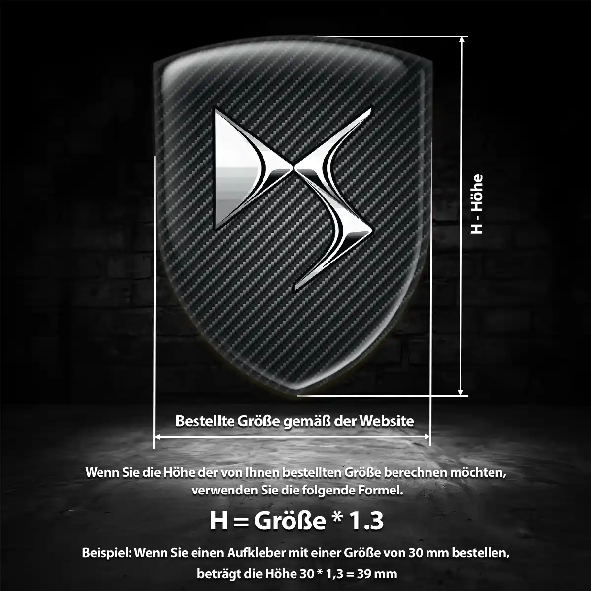 Citroen 3D Gel Aufkleber Wappen Premiumqualität
