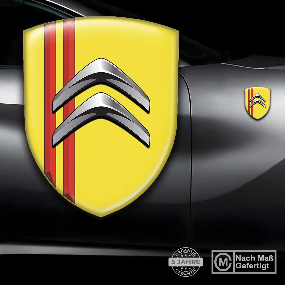 Citroen Aufkleber 3D Gel Emblem Auto Edles Design