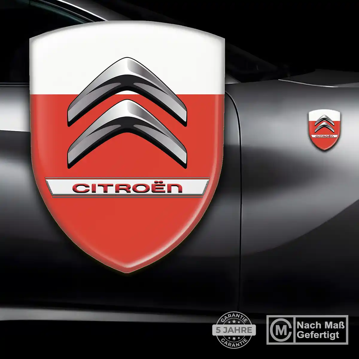 Citroen Aufkleber 3D Gel Emblem Auto Hochwertiges Harz