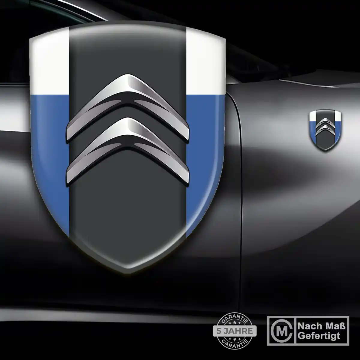 Citroen Aufkleber 3D Gel Emblem Auto Markenedition