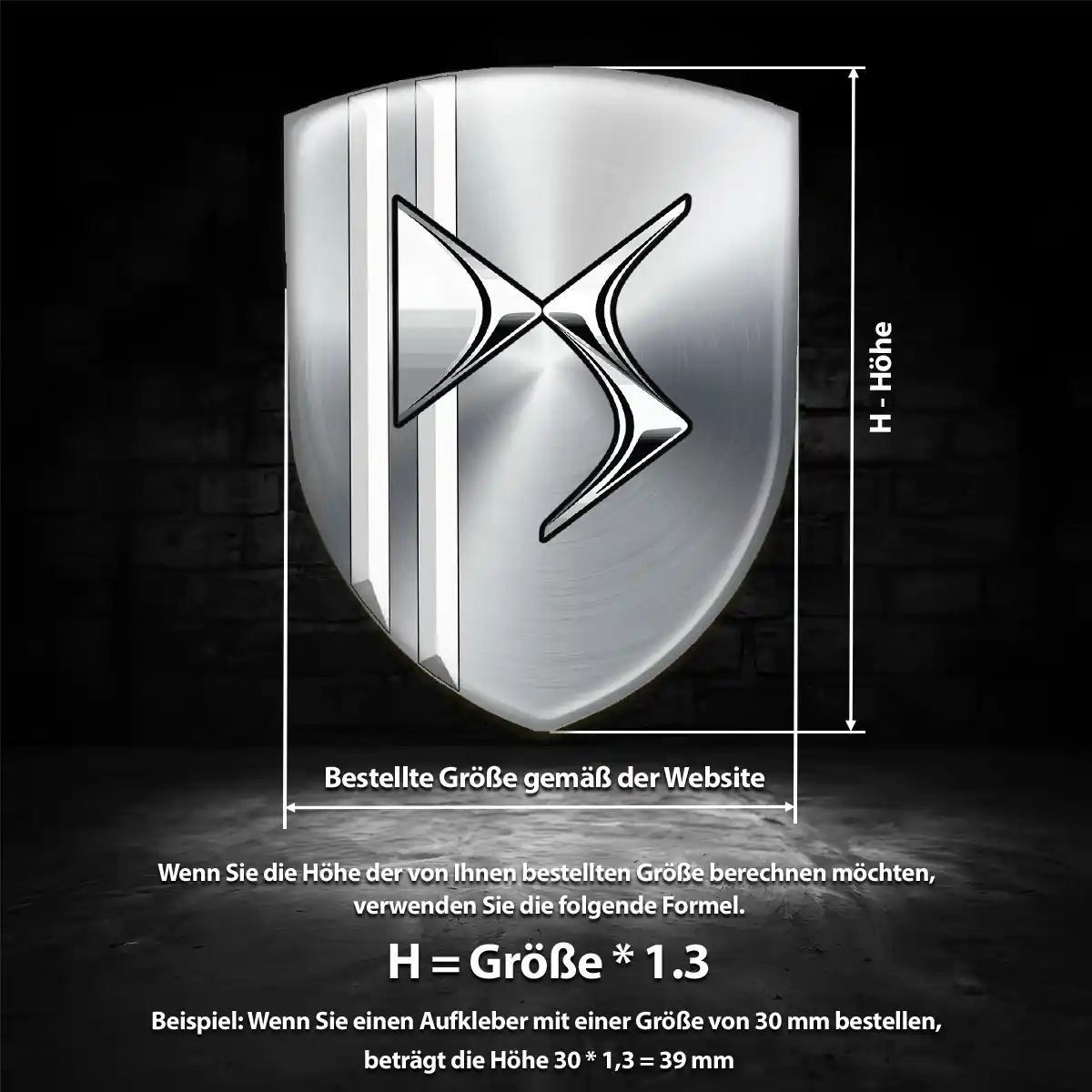 Citroen Aufkleber 3D Gel Emblem Auto Modernes Design