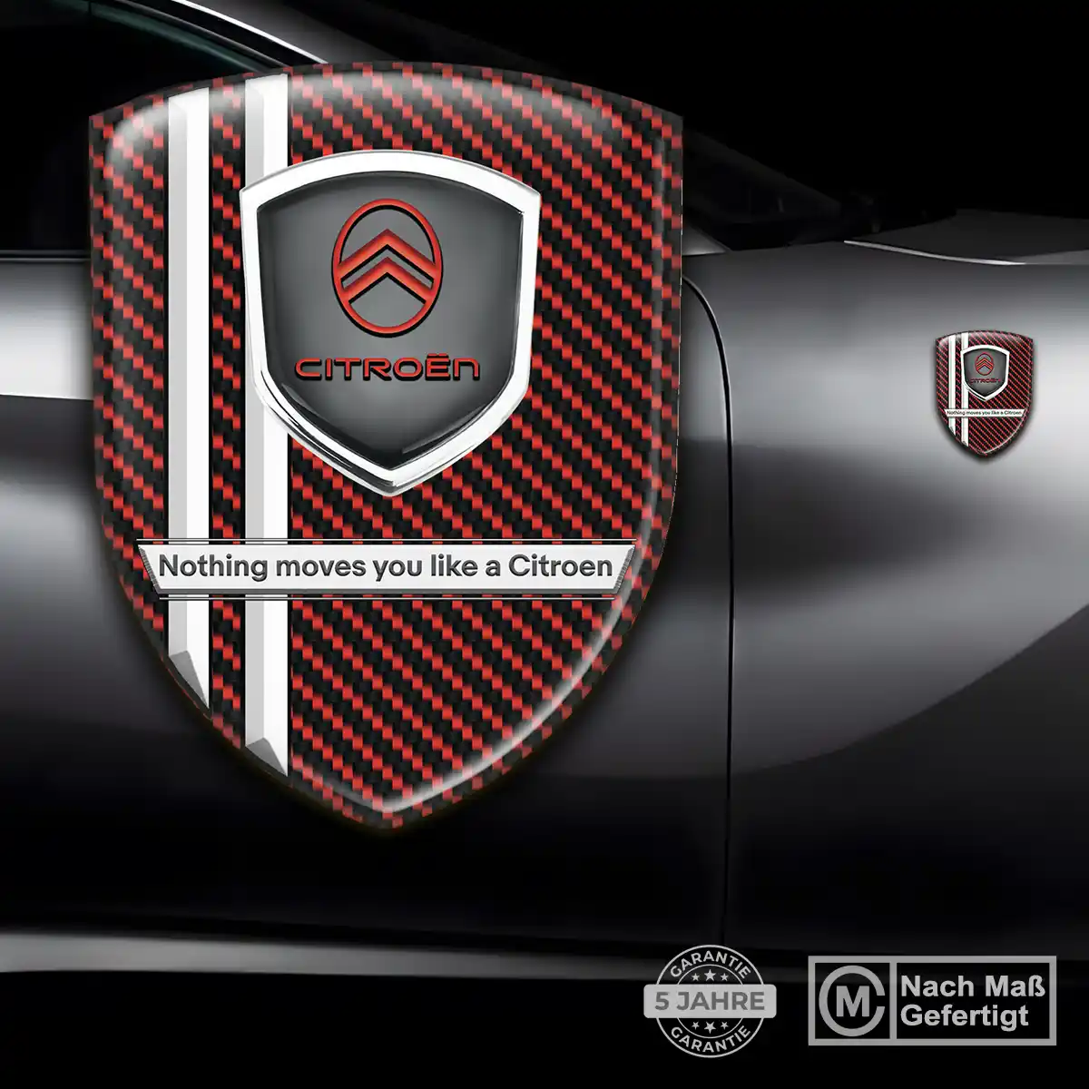 Citroen Aufkleber 3D Gel Emblem Auto Premiumqualität