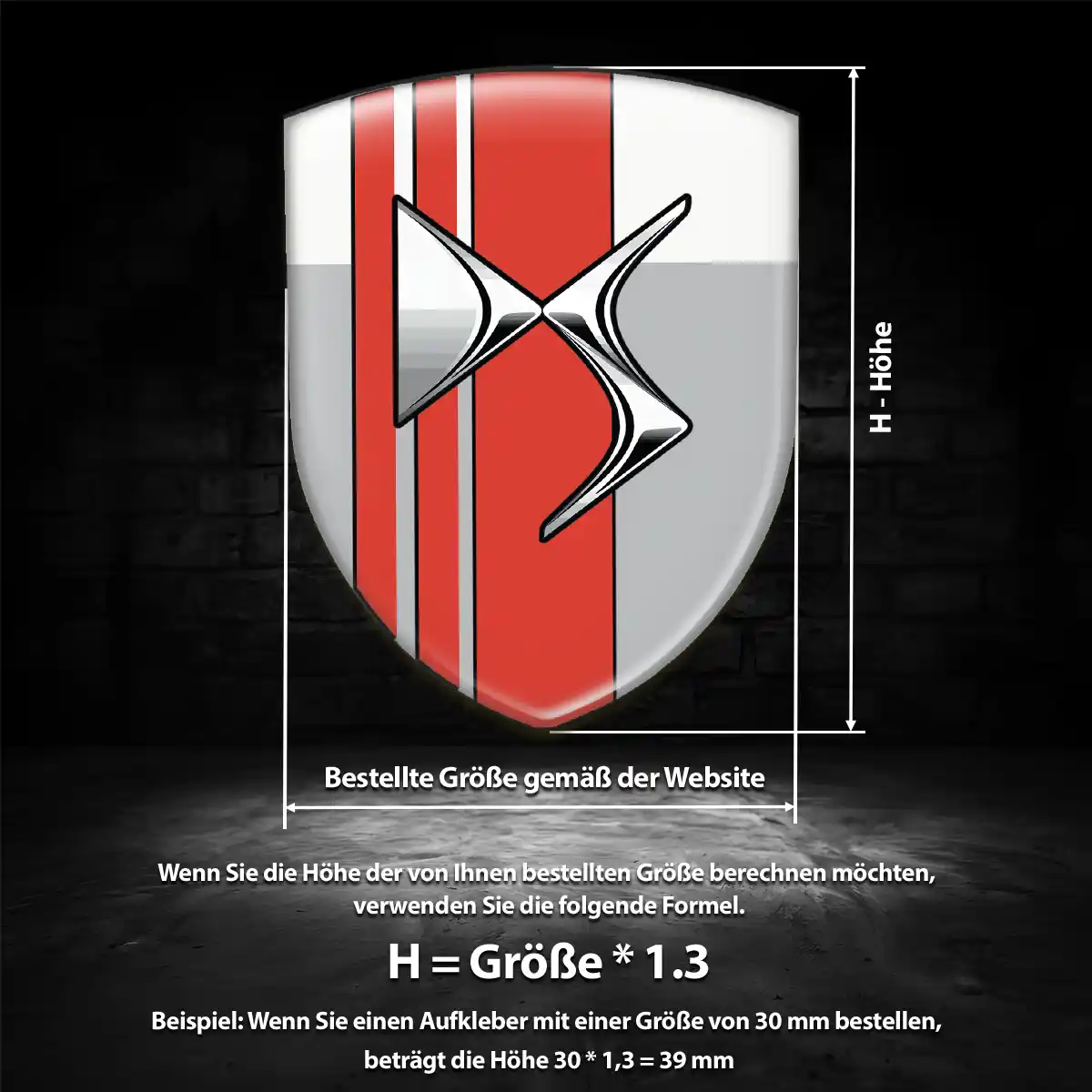 Citroen Aufkleber 3D Gel Emblem Auto Stilvolles Design