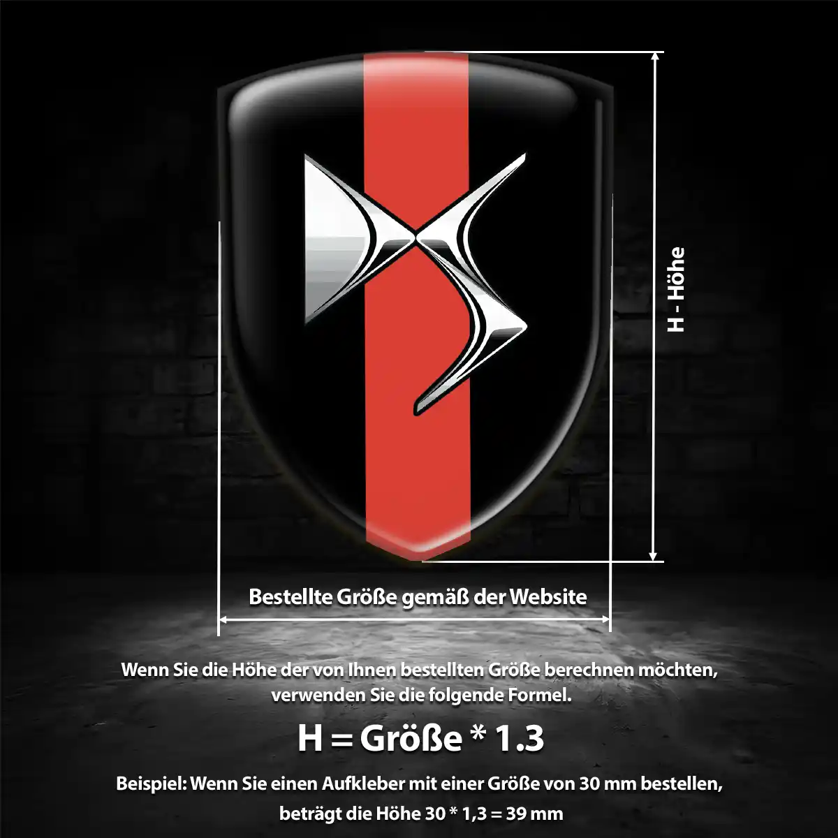 Citroen Aufkleber 3D Gel Emblem Auto Tuningfahrzeug