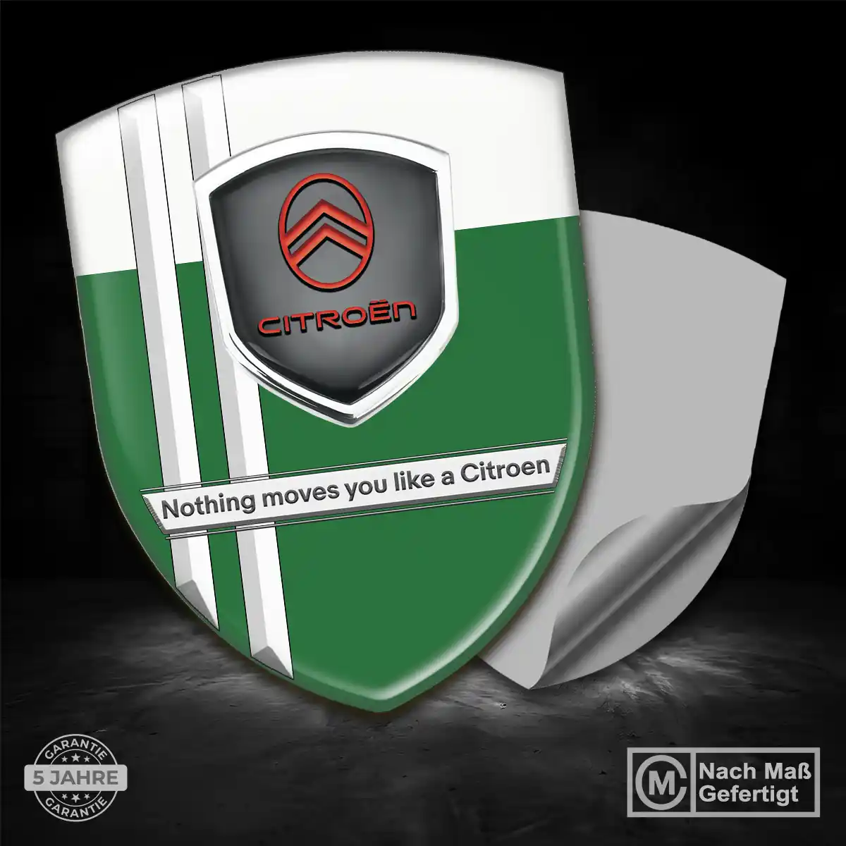 Citroen Aufkleber 3D Gel Emblem Edles Design